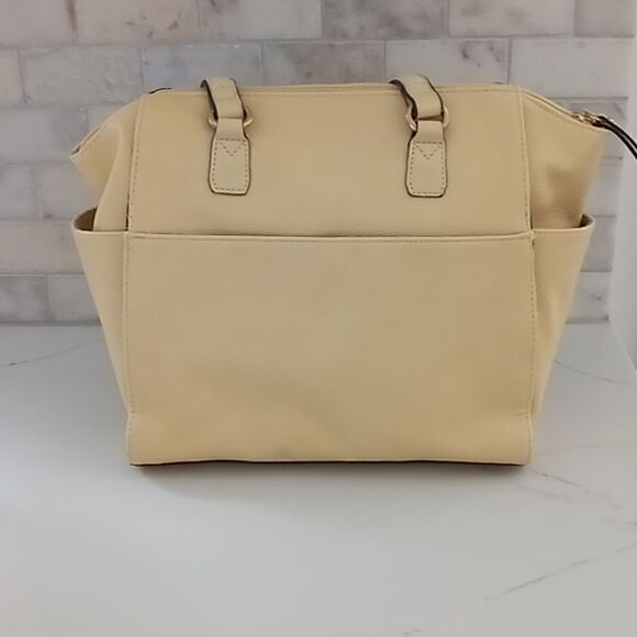 Fashion shoulder bag cream and gold - Picture 5 of 9